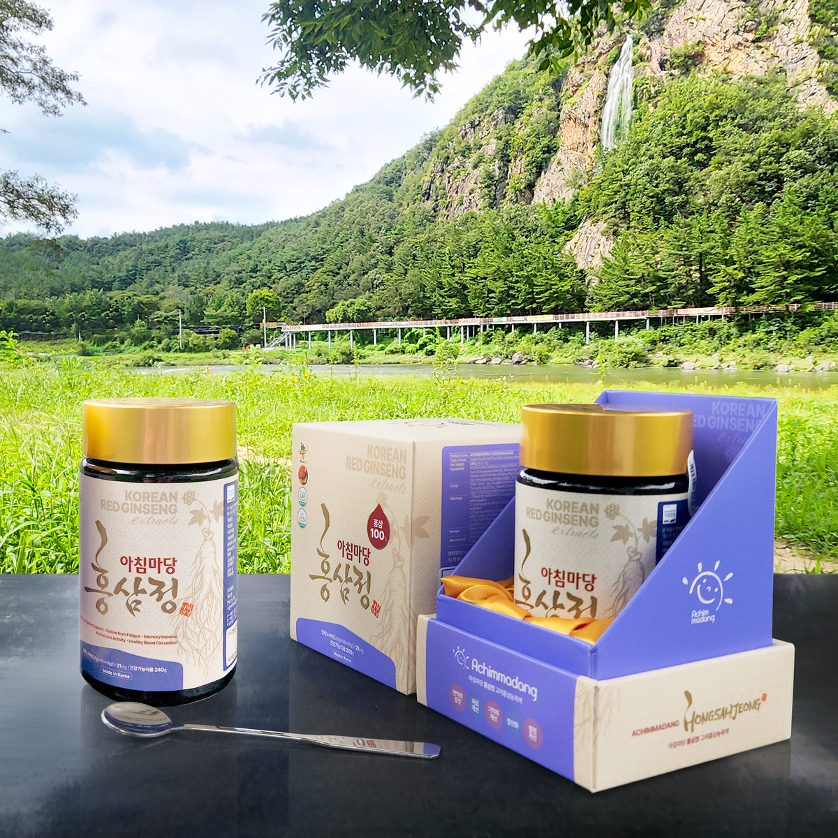 Achimmadang Korean Red Ginseng Extract (Hongsamjeong) - 240g