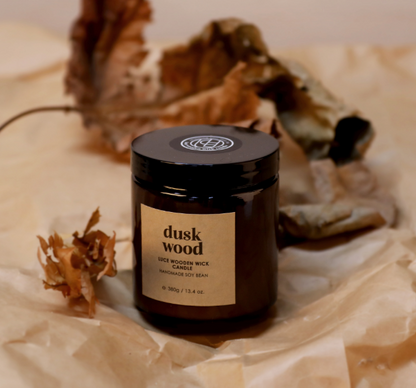 Luce Handmade Soy Bean Wooden Wick Candle 200g