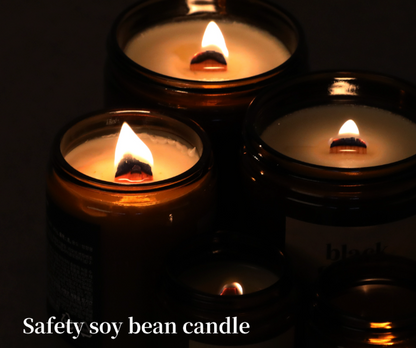 Luce Handmade Soy Bean Wooden Wick Candle 200g