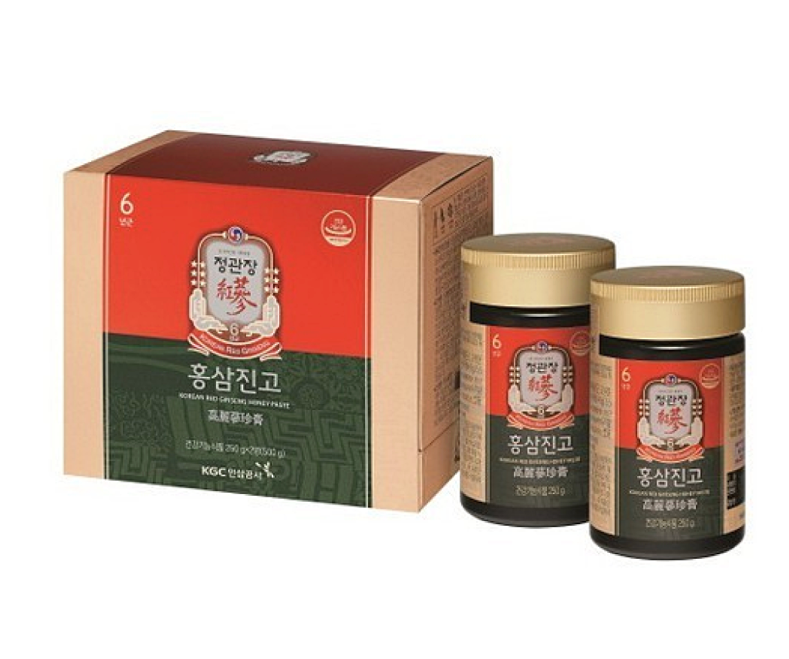 [Jung Kwan Jang] Korean Red Ginseng Honey Paste 250g x 2 Bottles