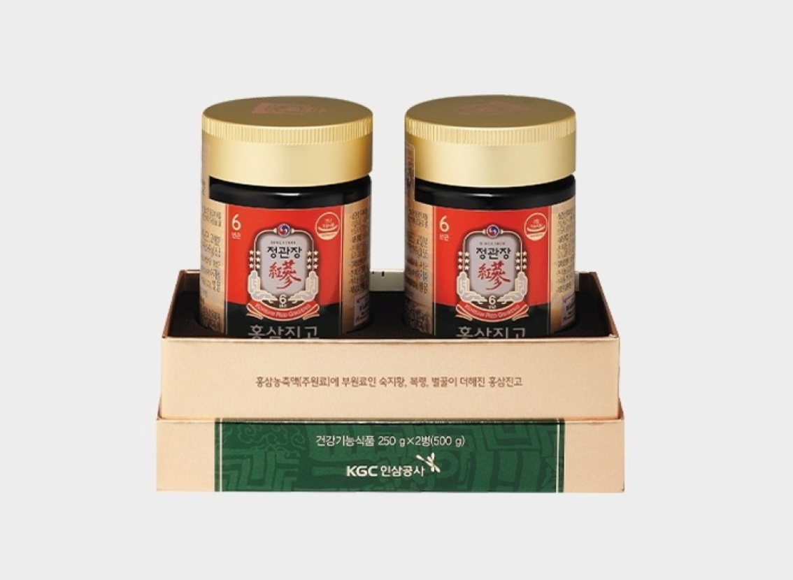 [Jung Kwan Jang] Korean Red Ginseng Honey Paste 250g x 2 Bottles