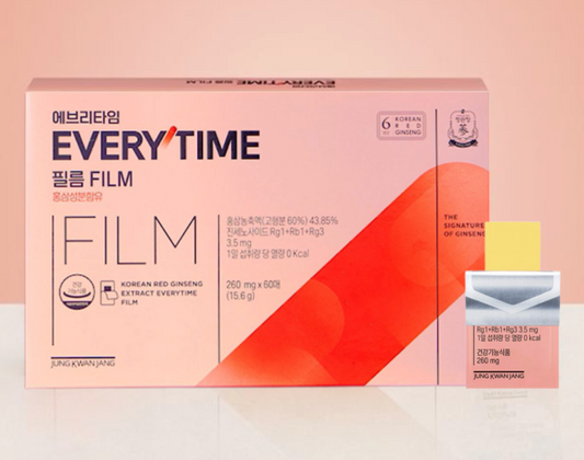 [Jung Kwan Jang] Koren Red Ginseng Extract Everytime Film 260mg x 60 pcs