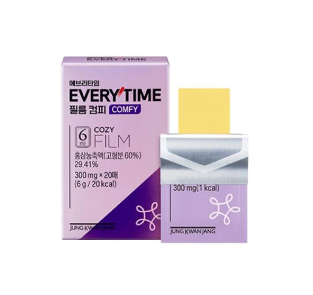 [Jung Kwan Jang] Koren Red Ginseng Extract Everytime Film Comfy 300mg x 60 pcs
