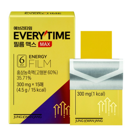 [Jung Kwan Jang] Koren Red Ginseng Extract Everytime Film Max 300mg x 45 pcs
