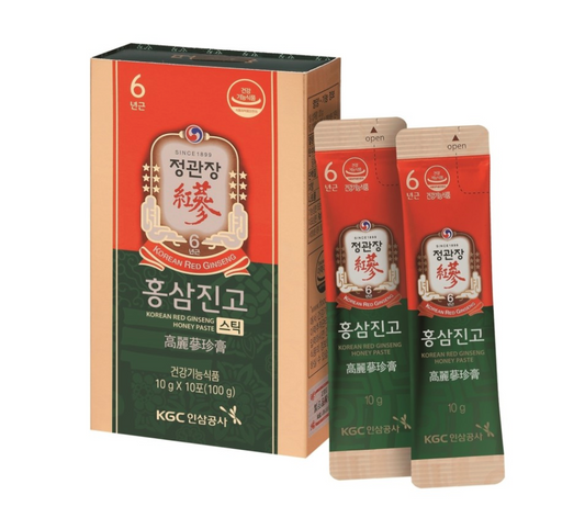 [Jung Kwan Jang] Koren Red Ginseng Honey Paste Stick 10g x 30 pcs