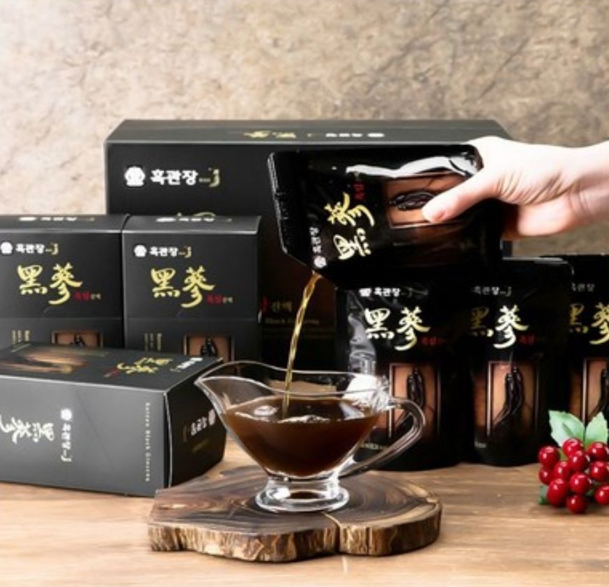 Korean Black Ginseng Extract 90ml x 10 pouches