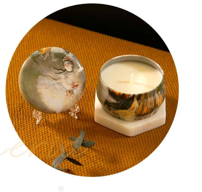 Airla Artwork Renoir Degas Klimt Seurat Masterpiece Soy Tin Candle 160g