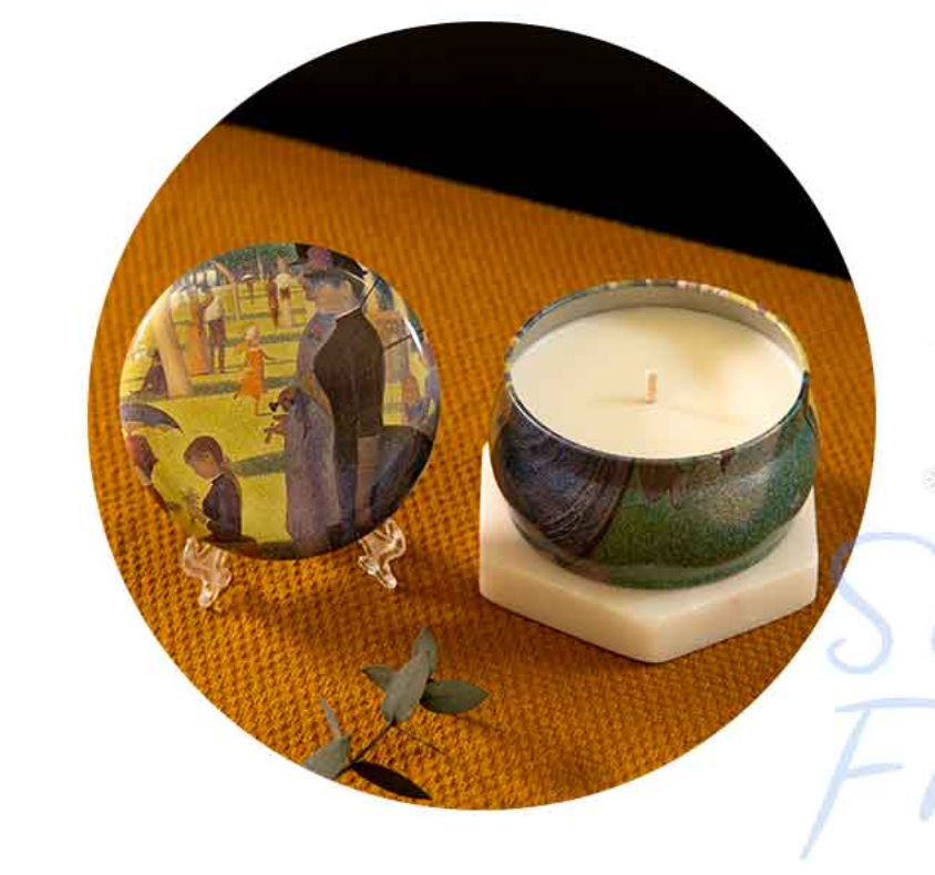 Airla Artwork Renoir Degas Klimt Seurat Masterpiece Soy Tin Candle 160g