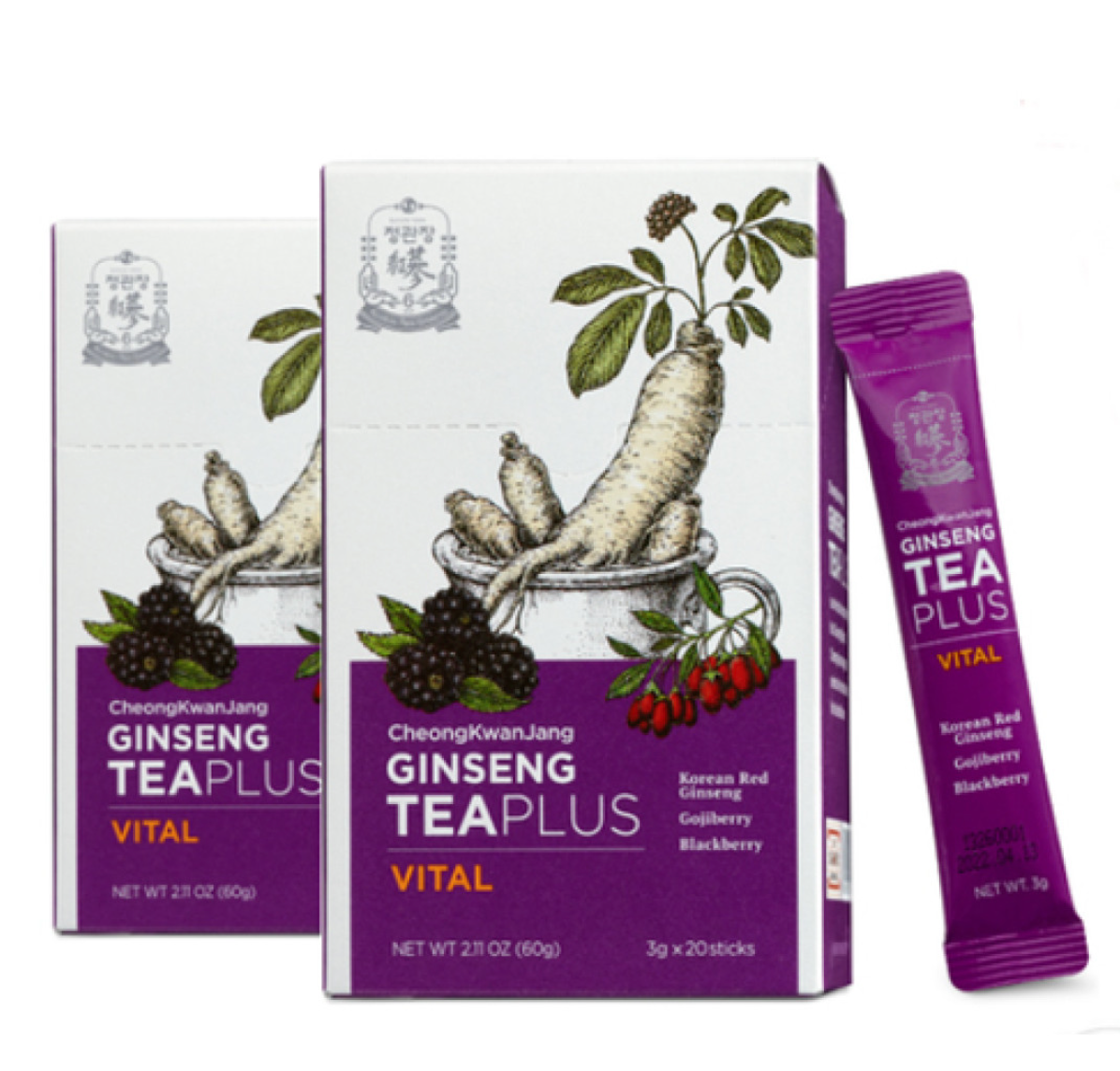 JungKwanJang Ginseng TeaPlus Vital Tea 3g x 20pcs