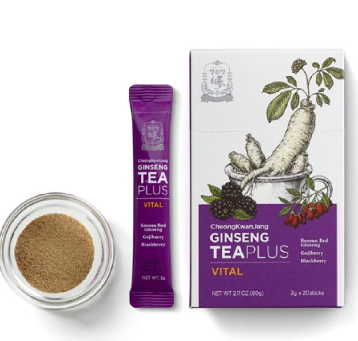 JungKwanJang Ginseng TeaPlus Vital Tea 3g x 20pcs
