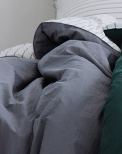 Plain Colours High-Density 60s Organic Cotton Blanket Q