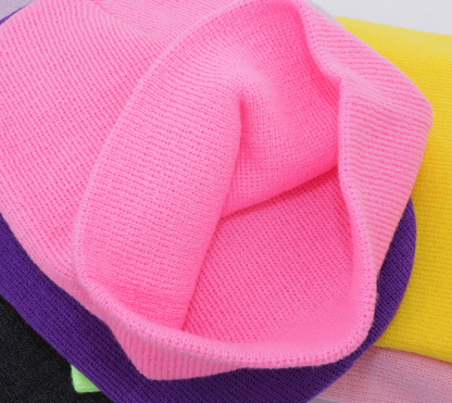 [Niko Fashion] Colourful Plain Short Beanies 1st Stocks