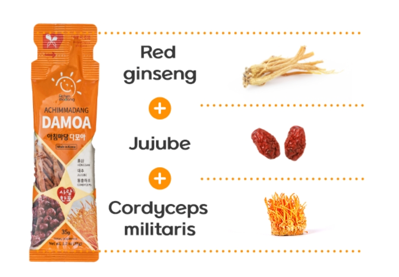 [Achimmadang] DAMOA Red Ginseng Pouch 35g x 30 Pouches