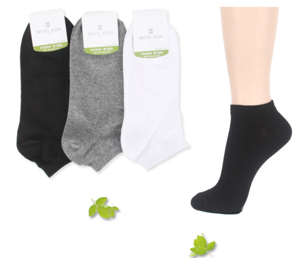 [Kozy House] Cotton 100% Women Ankle Socks Fits Shoe Size 2-8