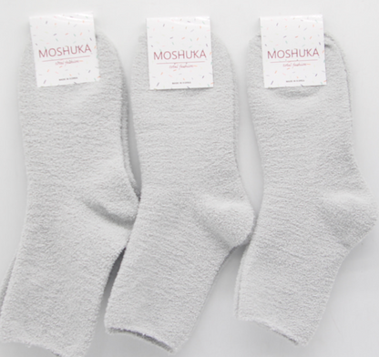 [Kozy House] 3 Pairs Premium Tactel® Fiber Bed Socks for Ladies