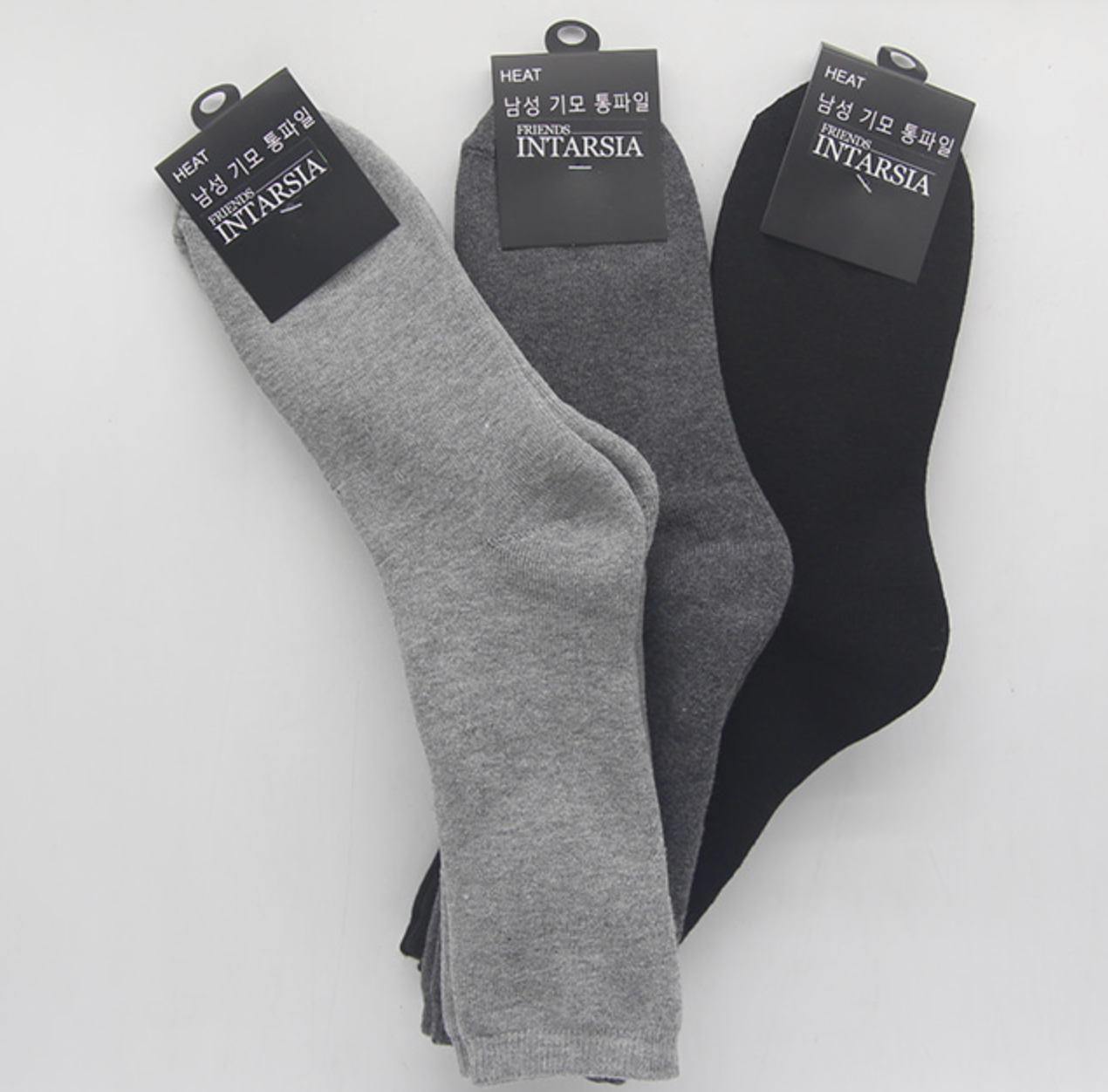 [Kozy House] 5 Pairs Men's Winter Thermal Fleece-Lined Socks