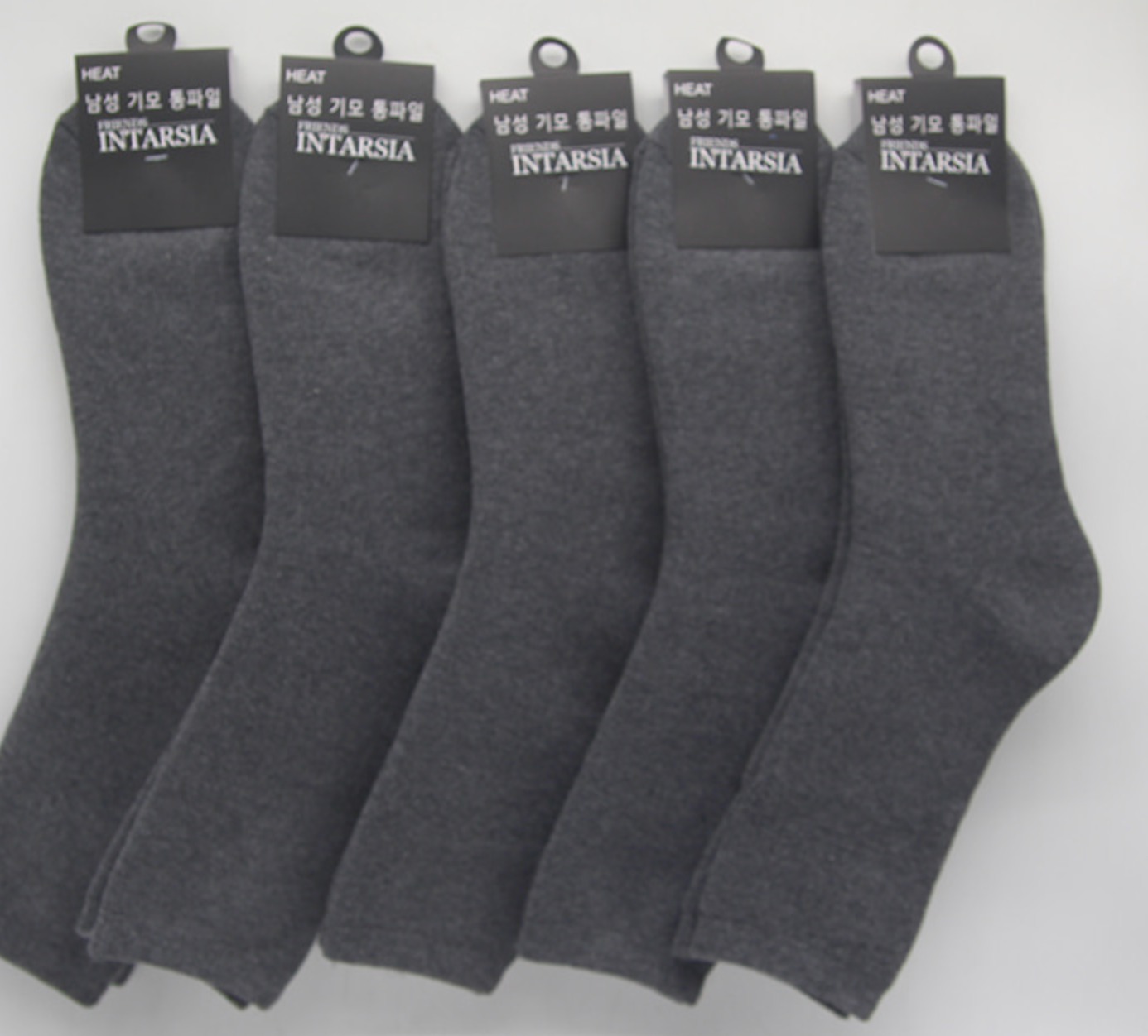 [Kozy House] 5 Pairs Men's Winter Thermal Fleece-Lined Socks