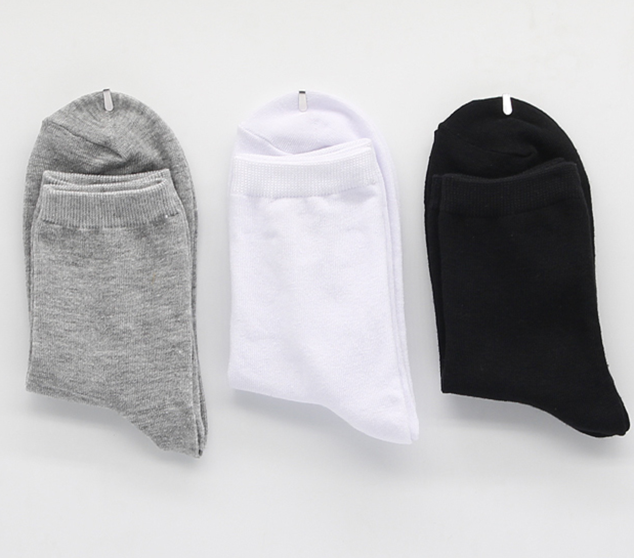 [Kozy House] 5 Pairs Bundle Classic Cotton Mid Socks for Ladies Size 2-8