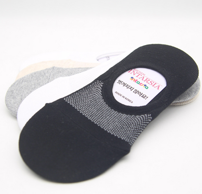 [Kozy House] 5 Pairs Bundle Mesh Top Invisible No Show Socks for Ladies 2-8