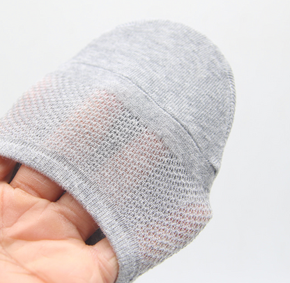 [Kozy House] 5 Pairs Bundle Mesh Top Invisible No Show Socks for Ladies 2-8