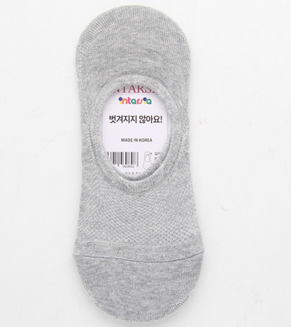 [Kozy House] 5 Pairs Bundle Mesh Top Invisible No Show Socks for Ladies 2-8