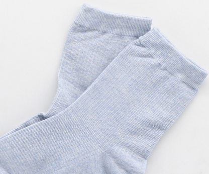 [Kozy House] 3 Pairs Bundle Cotton Vivid Ribbed Fashion Socks for Ladies 2-8