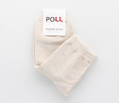 [Kozy House] 3 Pairs Bundle Cotton Vivid Ribbed Fashion Socks for Ladies 2-8