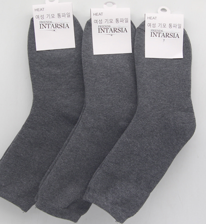 [Kozy House] 3 Pairs Women Winter Thermal Fleece-Lined Socks
