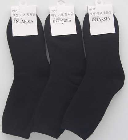 [Kozy House] 3 Pairs Women Winter Thermal Fleece-Lined Socks