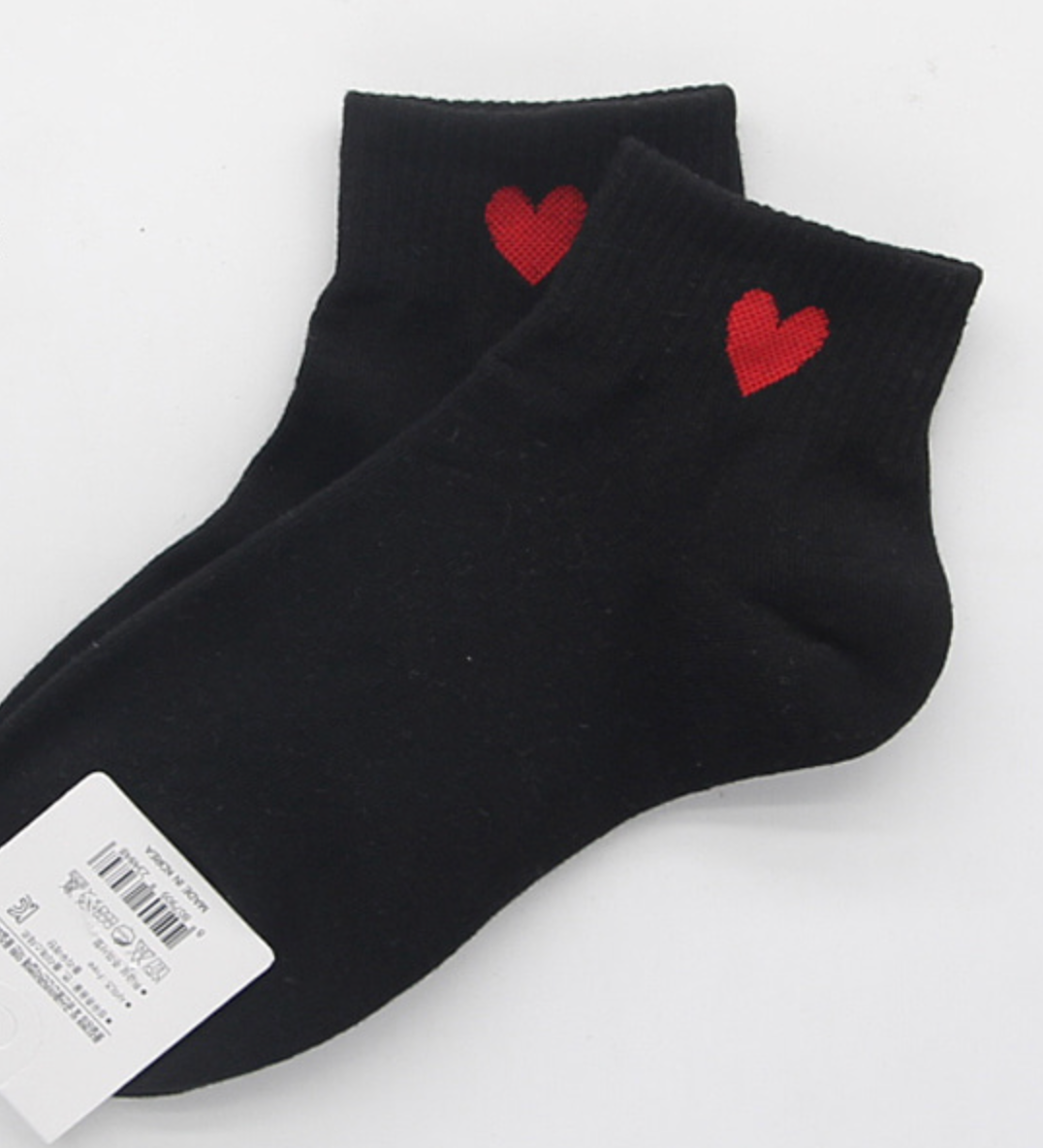 [Kozy House] 3 Pairs Women's Cute Heart Ankle Socks Size 2-8