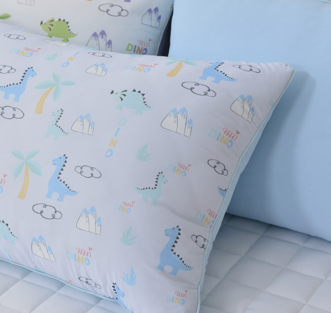 [Kozy House] Cute Dino Dinosaur Summer Cool Blanket For Kids SS