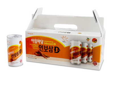 [Achimmadang] Korean Ginseng Drink Inbosam D 180ml x 10 cans