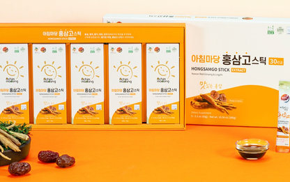 [Achimmadang] Premium Red Ginseng Extract Stick – Hong Sam Go Gift Set (30 Sticks)