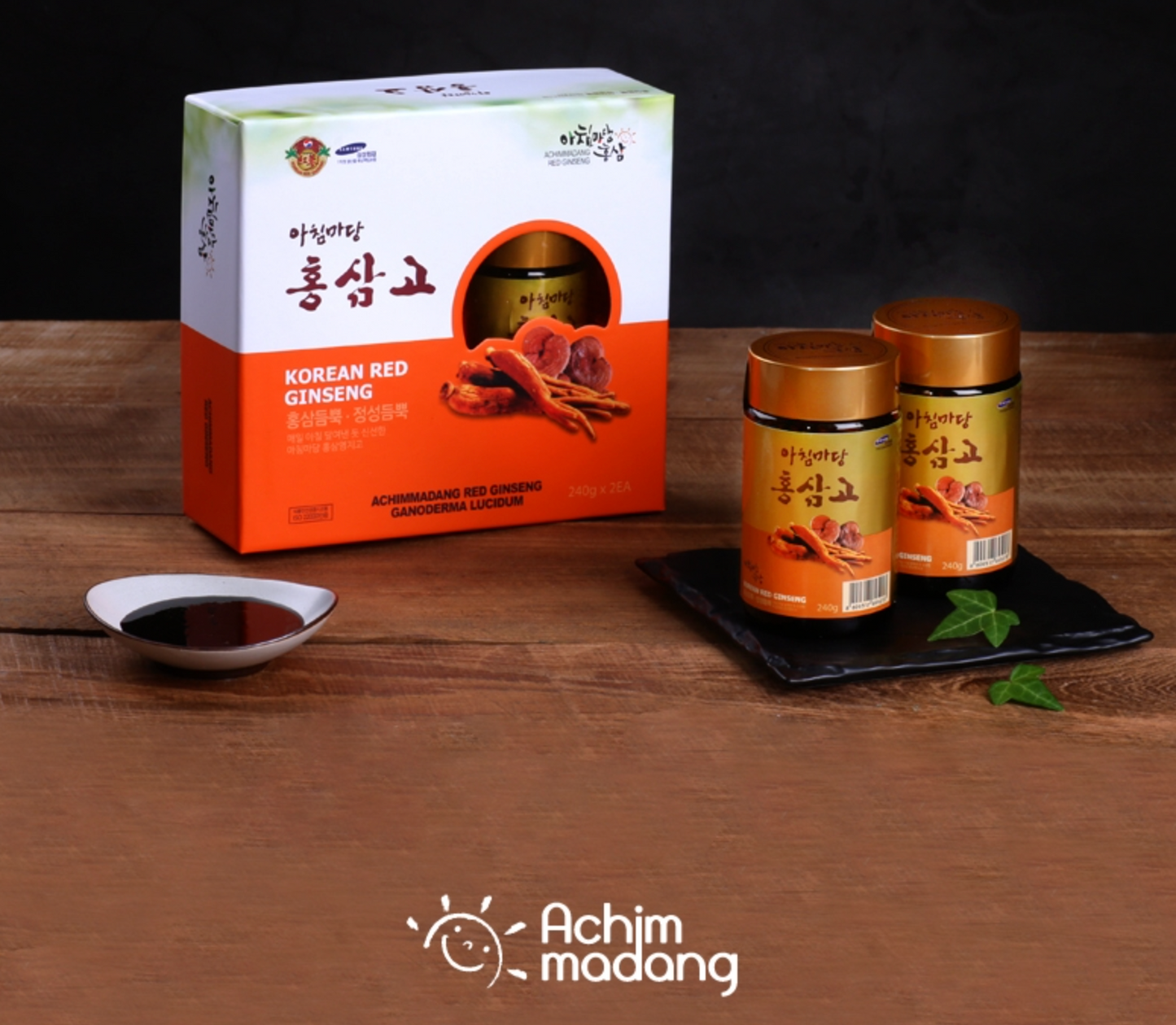 [Achimmadang] Premium Red Ginseng Extract 240g x 2 Bottles Set