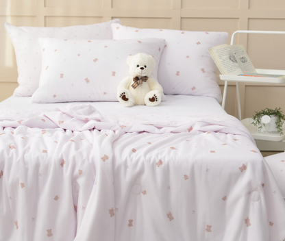 [Kozy House] Korean Cool Tech Baby Bear Summer Cooling Blanket