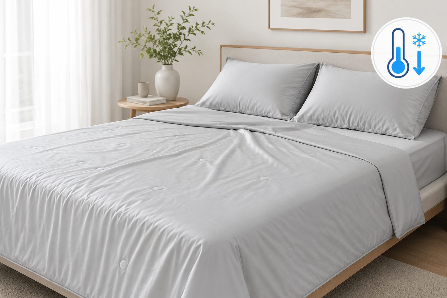 [Kozy House] Korean Cool Tech Plain Summer Cooling Blanket