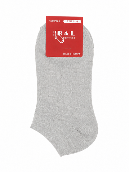 [Kozy House] 3 Pairs Premium Korean Combed Cotton Sneaker Socks