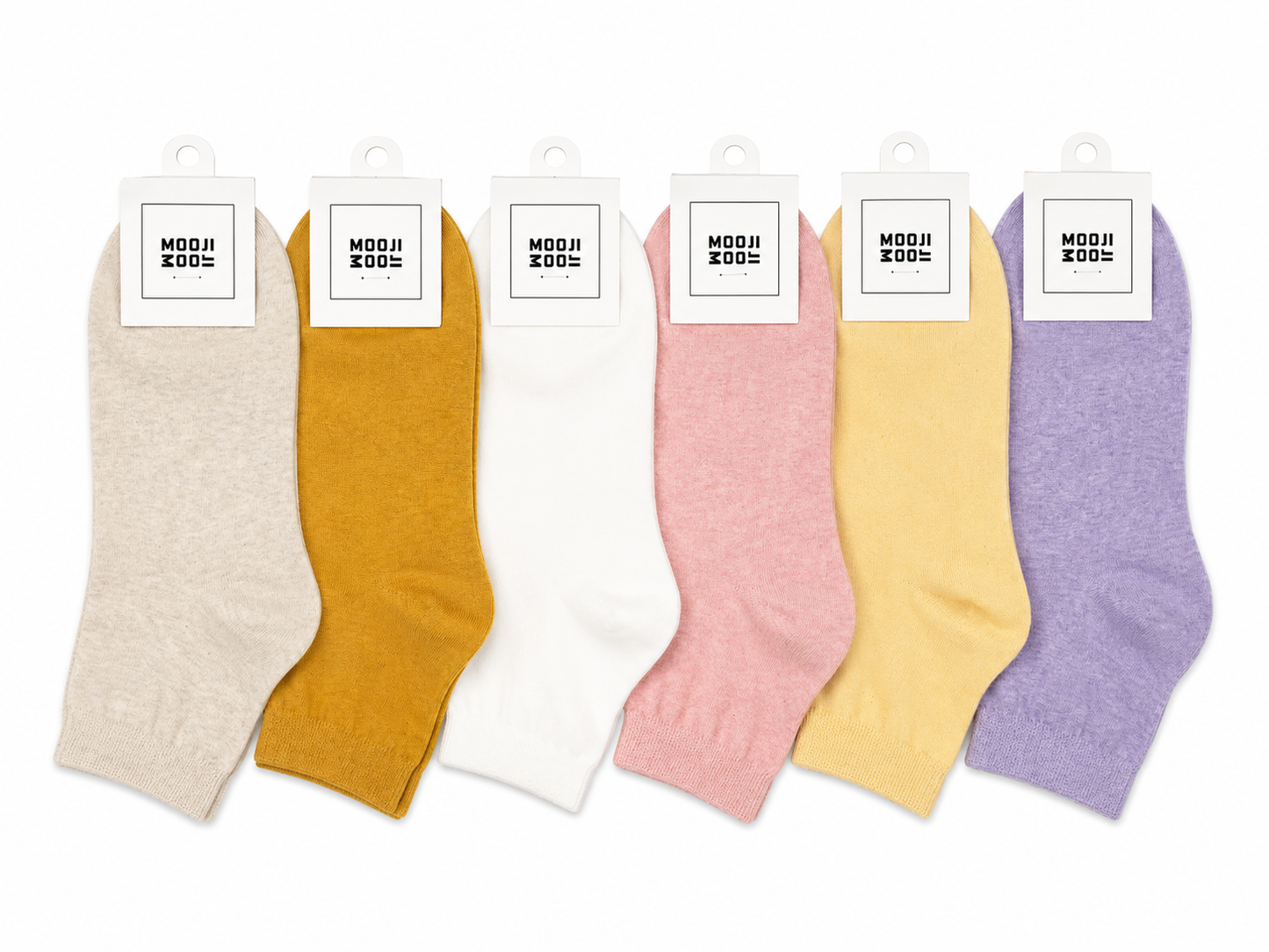 [Kozy House] Combed Cotton Casual Basic Fashion Socks Women Size 2-8