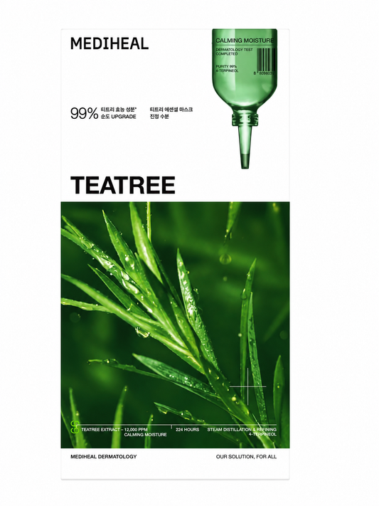 [Mediheal] Tea Tree Calming Moisture Essential Mask Sheets 10