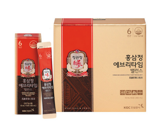 Cheong Kwan Jang 6 Yrs Korean Red Ginseng Extract Everytime Balance 10ml x 30pcs