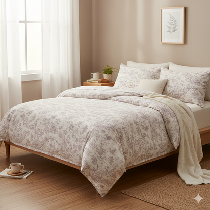 [Kozy House] Toile de Jouy Pattern Blanket S/D