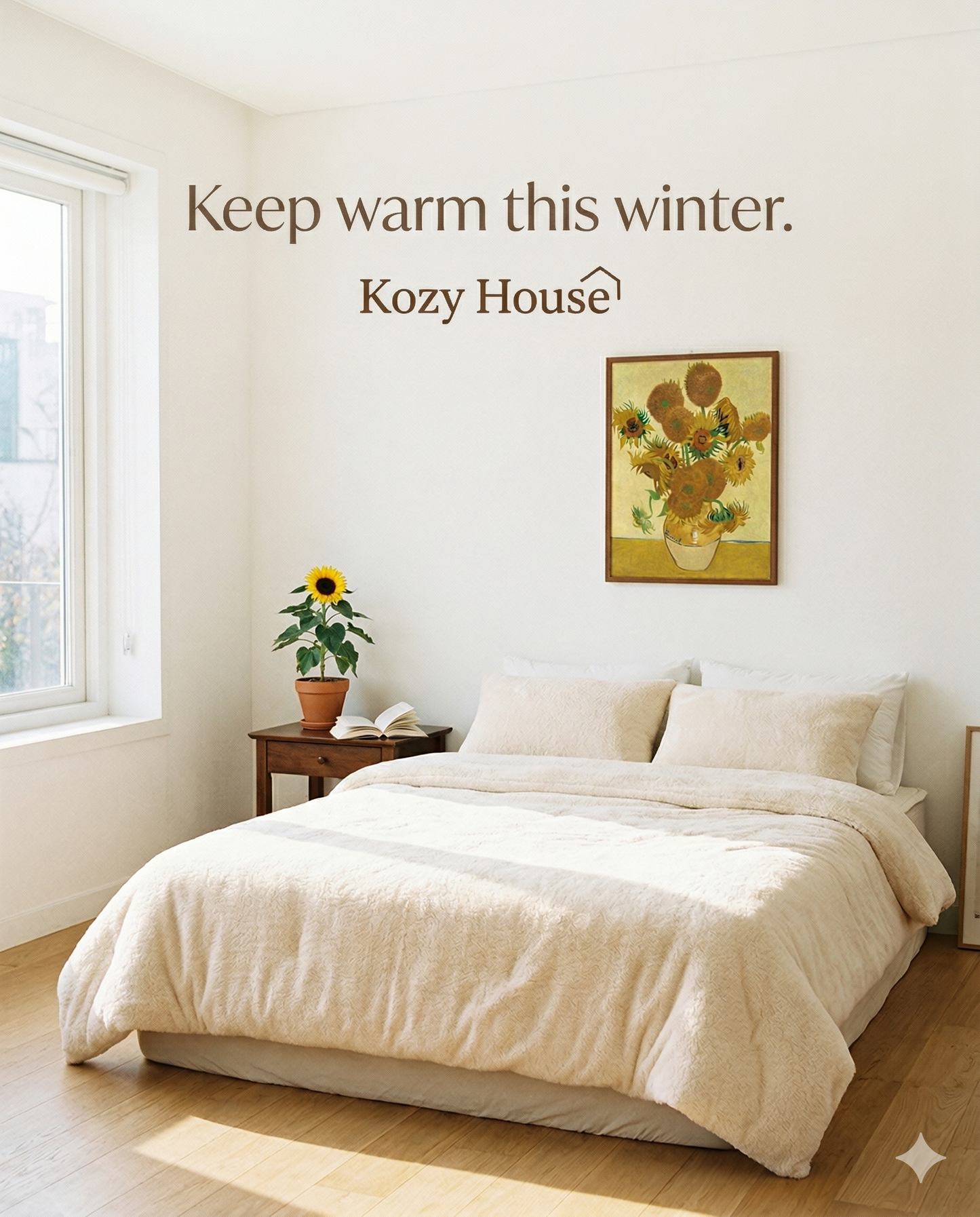 [Kozy House] Long Cashmere Minky Powder 10mm Microfibre Blanket S/Q