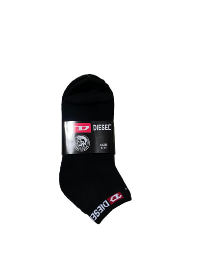 3 PAIRS Men Diesel Premium Cotton Ankle Sport Cushion Socks size 6-11