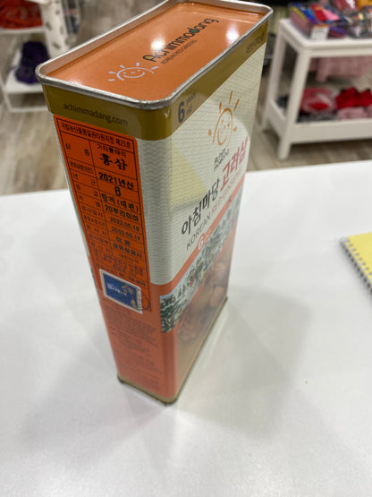 Achimmadang 6 year old Red ginseng can 300g Big Size (15~20 root)