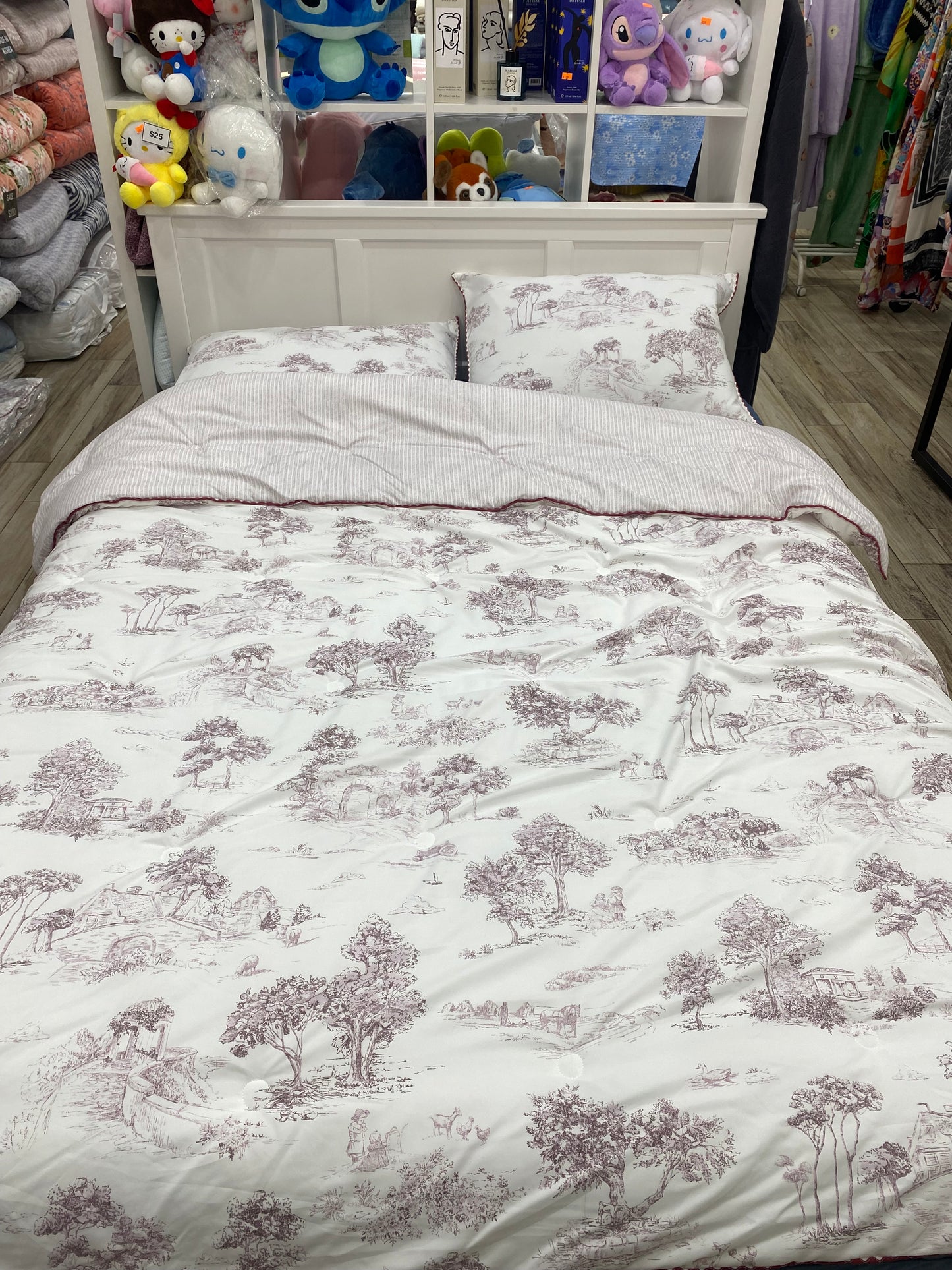 [Kozy House] Toile de Jouy Pattern Blanket S/D