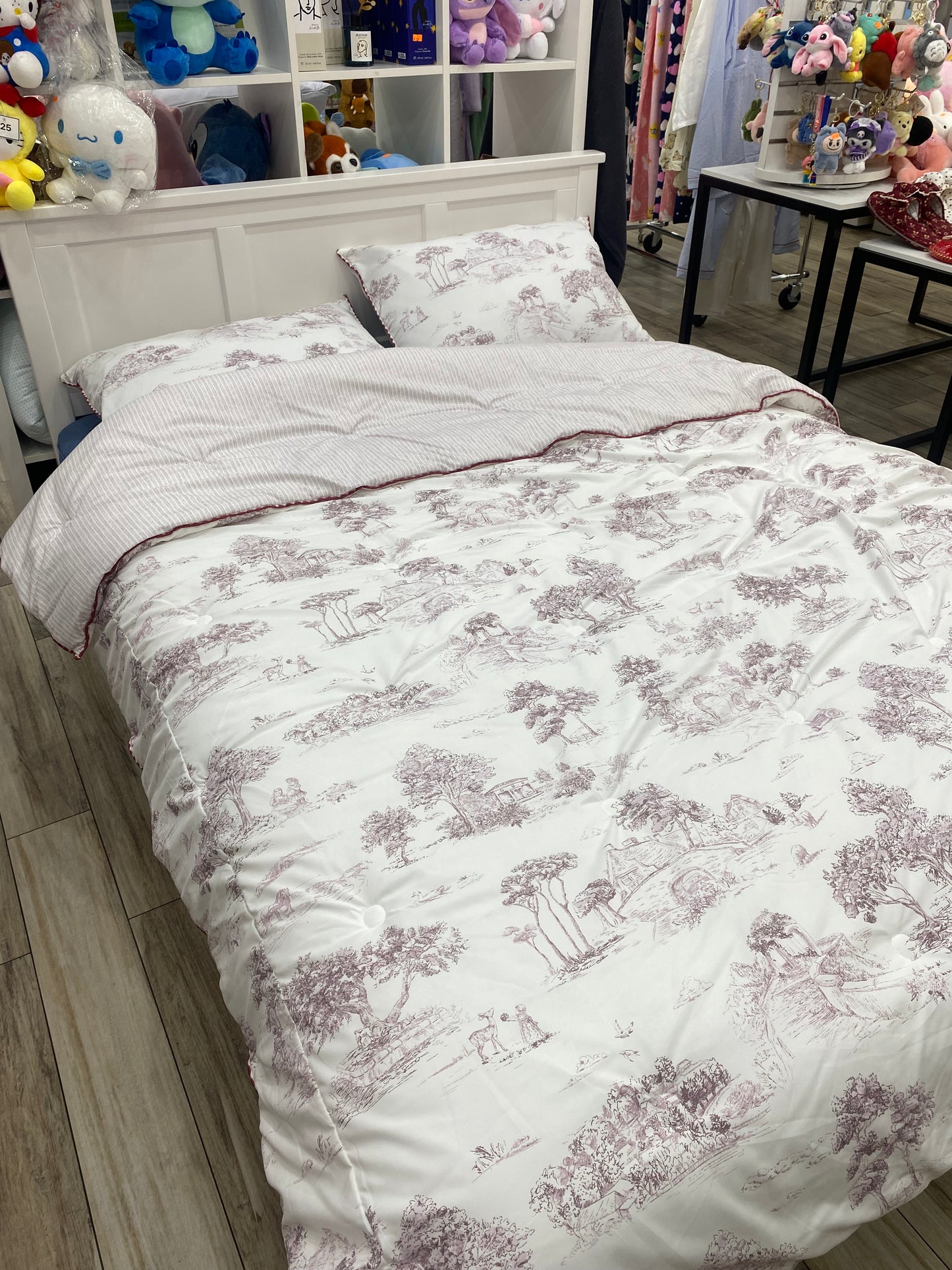 [Kozy House] Toile de Jouy Pattern Blanket S/D