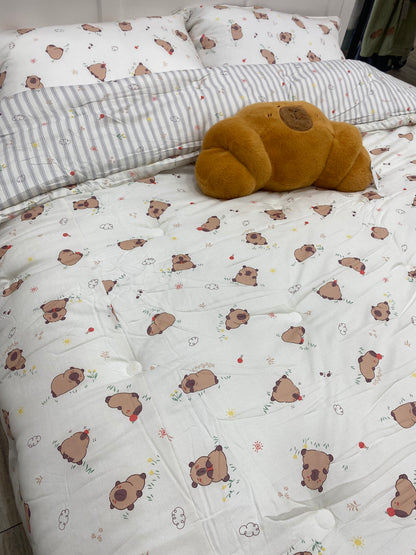 [Kozy House] Capybara Modal 100% Korean Blanket