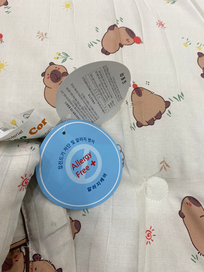 [Kozy House] Capybara Modal 100% Korean Blanket