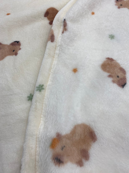 [Kozy House] Capybara Mink Microfiber Blanket