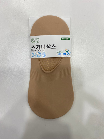 [Kozy House] Aqua.x Skinny Invisible Non-Slip Women Socks Size 2-8